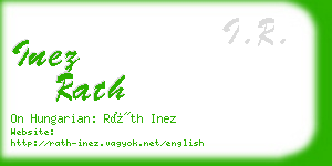 inez rath business card